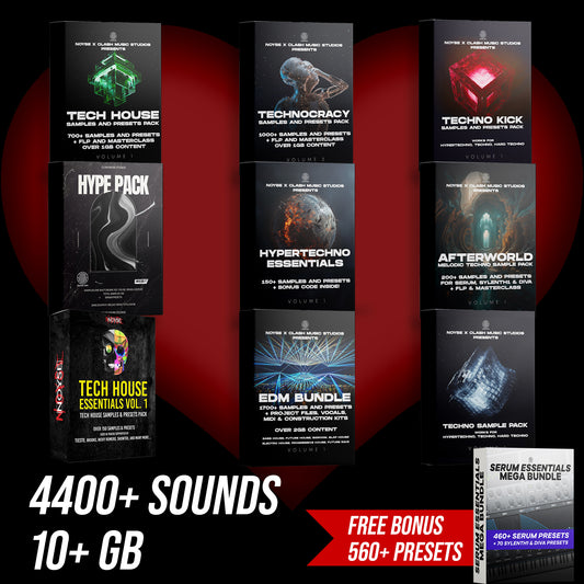 MEGA Sample Pack - 4400+ Sounds (10+ GB )