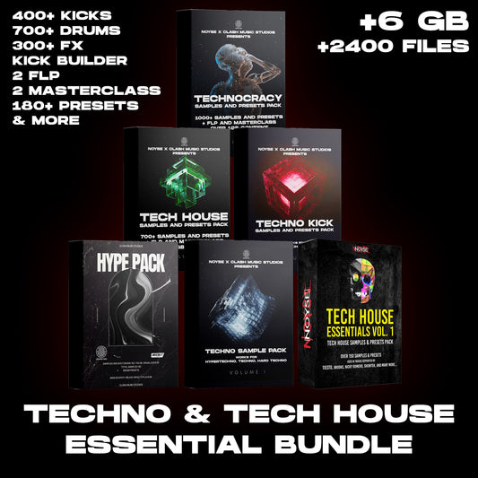 TECHNO & TECH HOUSE - ESSENTIAL BUNDLE (+6GB OF FILES!)