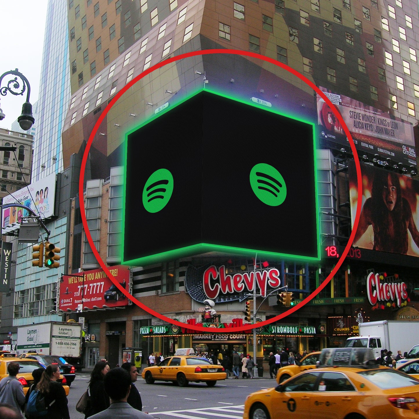 New York City Billboard: The Cube [West 42nd St & 8th Avenue]